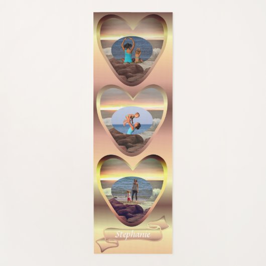 ファミリハートと海0893 ヨガマット (正面)