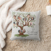 ファミリパーソナライズされたツリー装飾用クッション。 クッション (ブランケット)