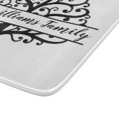 ファミリパーソナライズされたツリー カッティングボード (角)