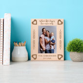 ファミリパーソナライズされたフォトフレーム(名前をカスタムする付) レーザー彫刻フレーム