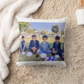 ファミリパーソナライズされたフォト装飾用クッション- 2面 クッション (ブランケット)