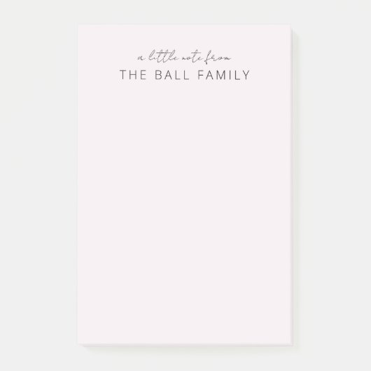 ファミリパーソナライズされたメモ ポストイット (正面)