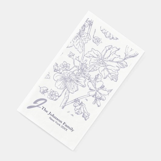 ファミリパーソナライズされたモノグラム名スエレガントクリプトP (コーナー)