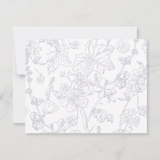 ファミリパーソナライズされたモノグラム名スクリプエレガントト ノートカード (裏面)