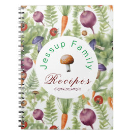 ファミリパーソナライズされたレシピバインダー、レシピブック ノートブック