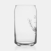 ファミリパーソナライズされたロゴ ガラス缶 (右)