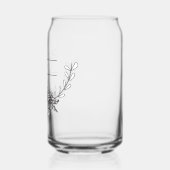 ファミリパーソナライズされたロゴ ガラス缶 (左)