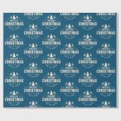 ファミリパーソナライズされたー·クリスカスタムマス ラッピングペーパー (フラット)