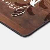 ファミリパーソナライズされた名デスクマット デスクマット (コーナー)