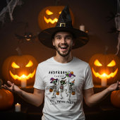 ファミリパーソナライズされた名ハローウィンパーティ Tシャツ
