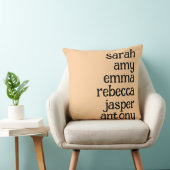 ファミリパーソナライズされた名装飾用クッションケース クッション (椅子)