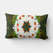 ファミリパーソナライズされた名装飾用クッション ランバークッション (裏面)