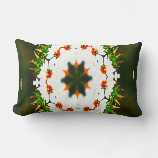 ファミリパーソナライズされた名装飾用クッション ランバークッション (正面)