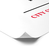 ファミリパーソナライズされた名通りサインウォールポスター ポスター (角)