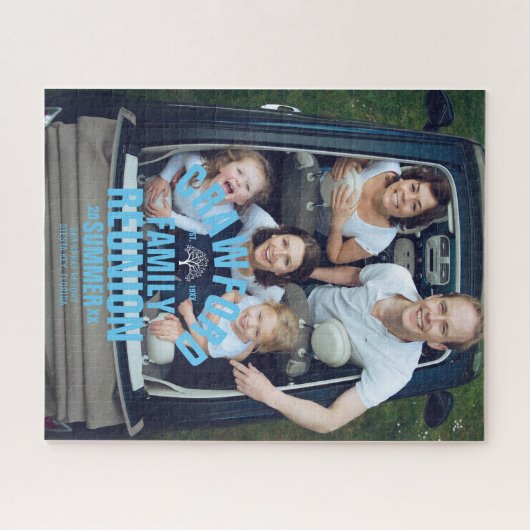 ファミリパーソナライズされた懇親会パズル ジグソーパズル (横)