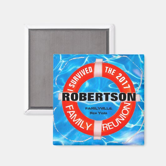 ファミリパーソナライズされた懇親会磁石 マグネット (正面/裏面)