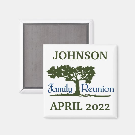 ファミリパーソナライズされた懇親会磁石 マグネット (正面/裏面)