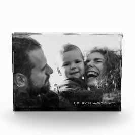 ファミリパーソナライズされた抽象芸術オーバーレイ写真ブロック フォトブロック