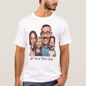 ファミリパーソナライズされたTシャツ Tシャツ (正面)
