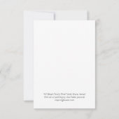 ファミリビーチカードテンプレート サンキューカード (裏面)