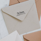 ファミリファンシー差出人住所の自動手書きスタンプ セルフインキングスタンプ