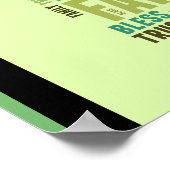 ファミリホームカスタマイズ名の追加単語のパーソナライズ ポスター (角)