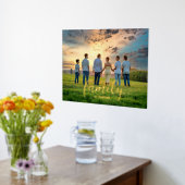 ファミリポートレート水平スクリプト名フォイルプリント 箔ポスター (レイダウン (キッチン))