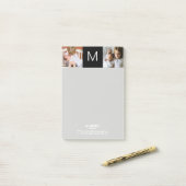 ファミリモダンー写パーソナライズされた真 ポストイット (デスク上)