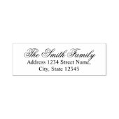 ファミリモダン名エレガント差出人住所 セルフインキングスタンプ (デザイン)