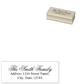 ファミリモダン名エレガント差出人住所 ラバースタンプ (押印)