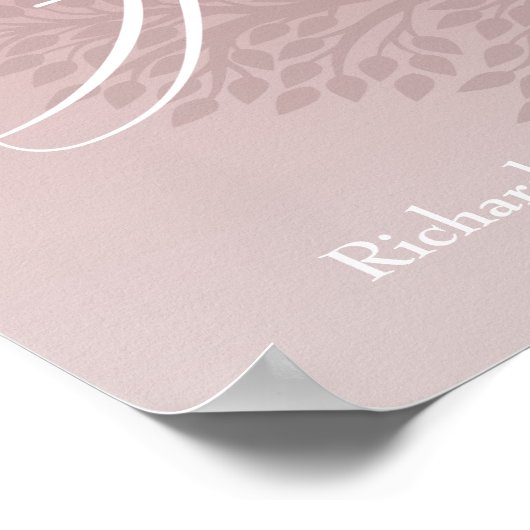 ファミリモダン名タイポグラフィ ポスター (角)