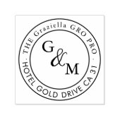 ファミリモダン名 セルフインキングスタンプ (デザイン)