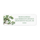 ファミリモダン懇親会ツリーブランチ水カラー ラベル (正面)