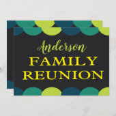 ファミリモダン懇親会パーティーイベント 案内状 (正面/裏面)