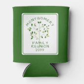 ファミリモダン懇親会ファミリーツパーソナライズされたリー 缶クーラー (正面)