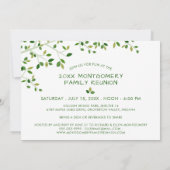 ファミリモダン懇親会ファミリーツリー写真 招待状 (裏面)