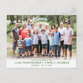 ファミリモダン懇親会フォトツリー招待状 ポストカード (正面)