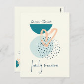 ファミリモダン懇親会招待状 ポストカード (正面/裏面)