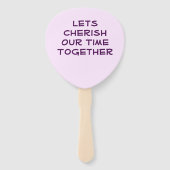 ファミリモダン懇親会数々のカラーフローラツリー ハンドファン (裏面)