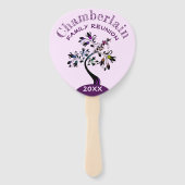 ファミリモダン懇親会数々のカラーフローラツリー ハンドファン (正面)