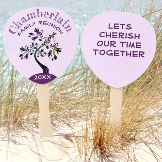 ファミリモダン懇親会数々のカラーフローラツリー ハンドファン