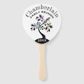 ファミリモダン懇親会数々のカラーフローラツリー ハンドファン (正面)