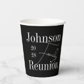 ファミリモダン懇親会白黒パーティー 紙コップ (裏面)