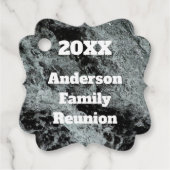 ファミリモダン懇親会白黒落下水 フェイバータグ (正面)