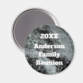 ファミリモダン懇親会白黒落下水 マグネット (正面/裏面)