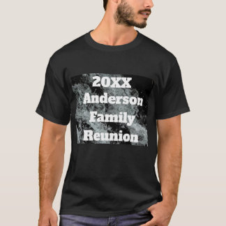 ファミリモダン懇親会白黒落下水 Tシャツ