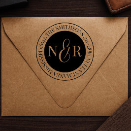 ファミリモノグラムの名差出人住所循環 セルフインキングスタンプ