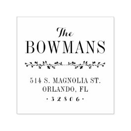 ファミリモノグラムアドレススタンプ セルフインキングスタンプ