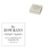 ファミリモノグラムアドレススタンプ ラバースタンプ (押印)