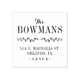 ファミリモノグラムアドレススタンプ ラバースタンプ